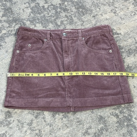 New Isabel Marant Etoile Rania Skirt in Lilac Purple Ribbed Corduroy Mini Sz 40 - Picture 10 of 16